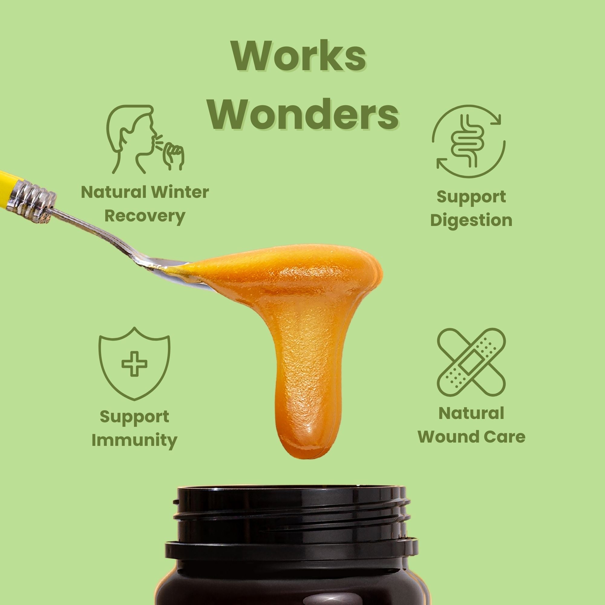 MGO 400+ NZ Roher Manuka-Honig – Rein, zertifiziert, gentechnikfrei und ohne Spritzmittel (250 g/8,8 oz)