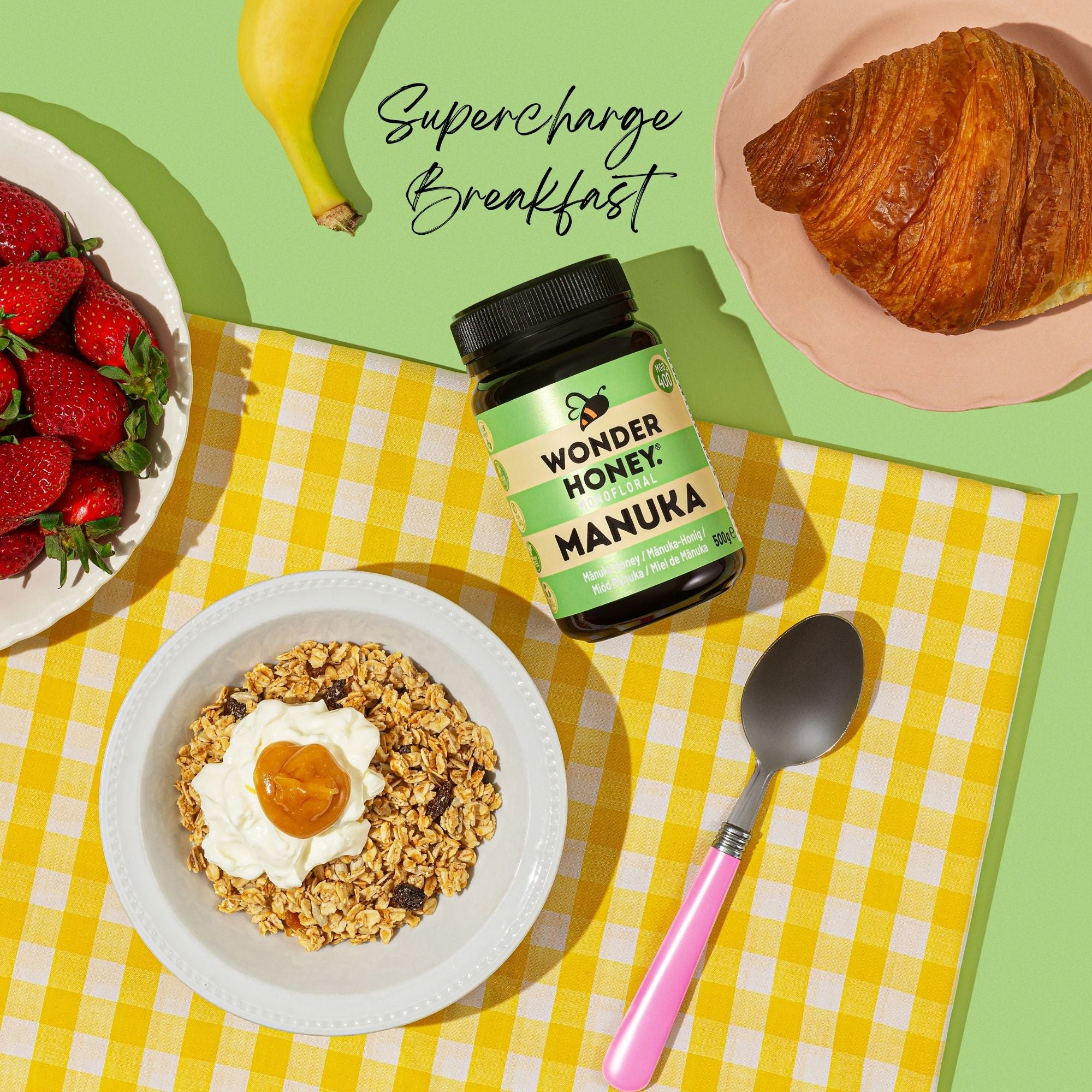 MGO 400+ NZ Roher Manuka-Honig – Rein, zertifiziert, gentechnikfrei und ohne Spritzmittel (250 g/8,8 oz)