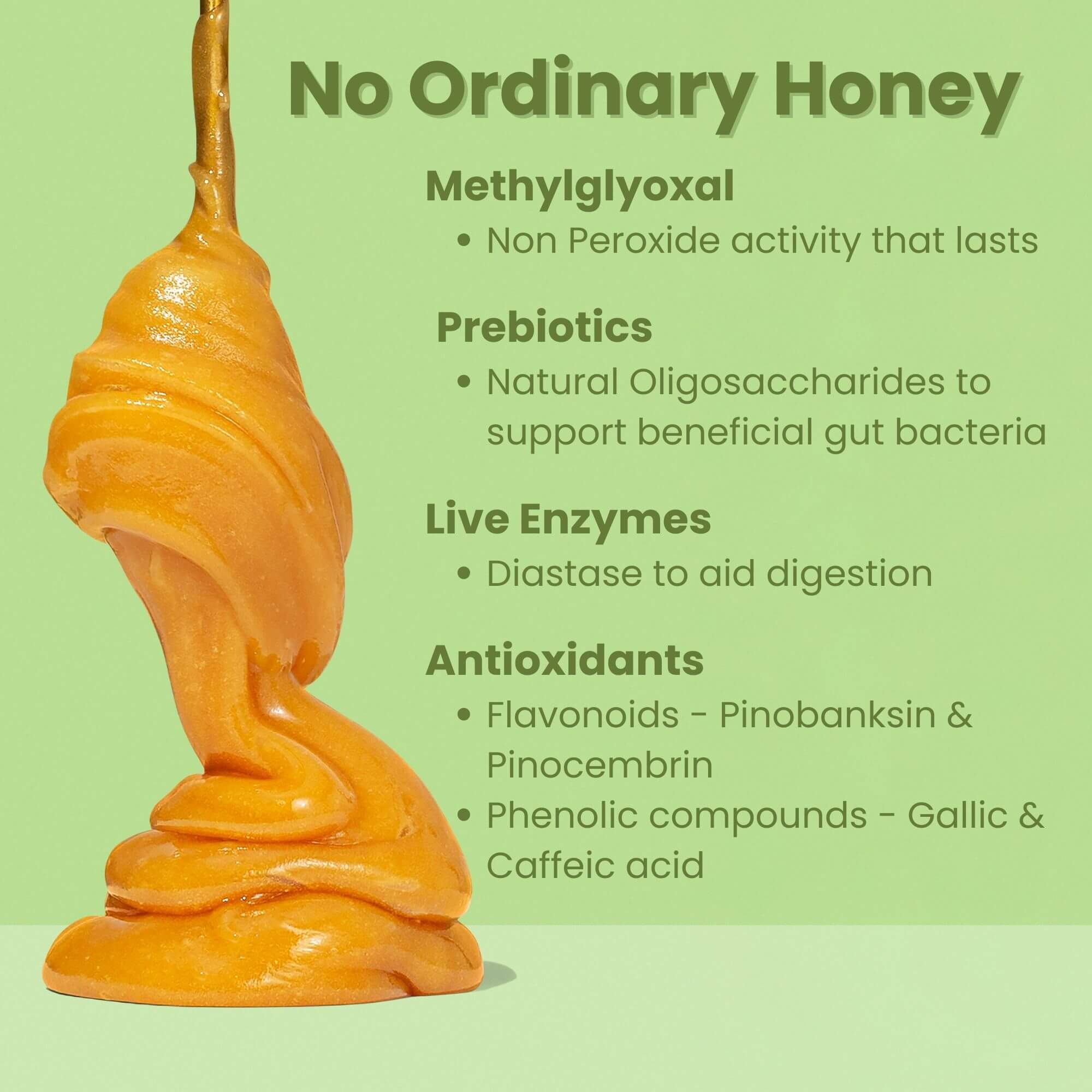 MGO 400+ NZ Raw Manuka Honey - Pure, Certified, GMO & Spray Free (500g/17.6oz)