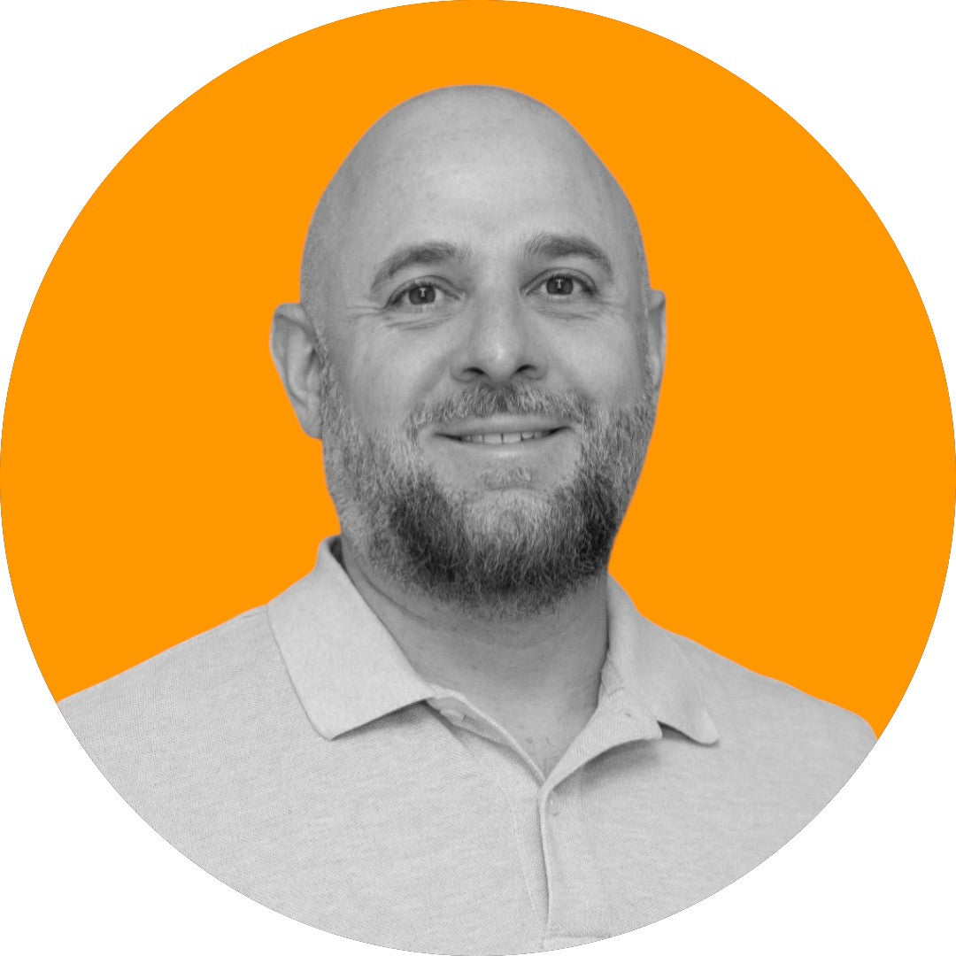 Photo of Wonder Honey  owner on orange background
